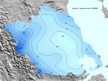Spatial integration of rainfall data from gauging stations in Thessaly